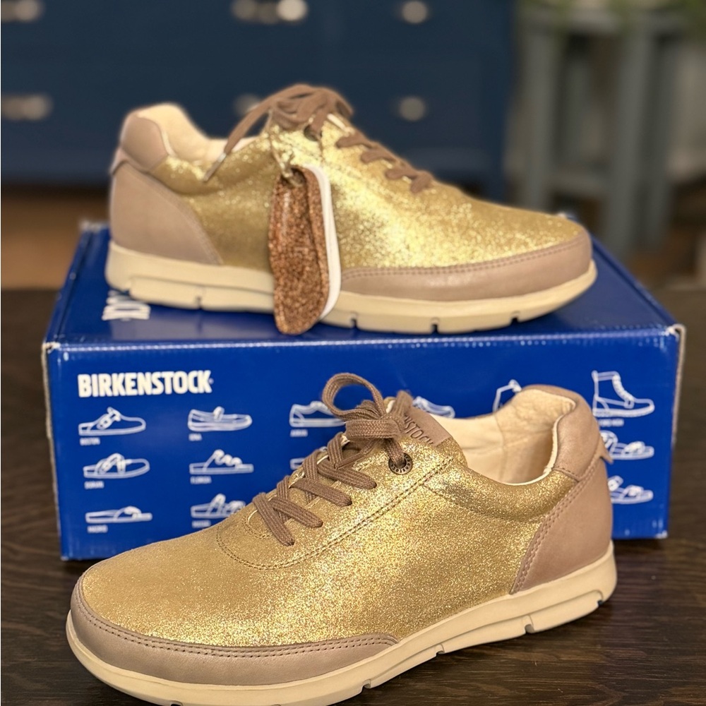 Birkenstock Gold Sneakers
